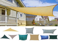 Reinforced Webbing Patio Shade Cover , UV Protection Sand Garden Shade Cloth