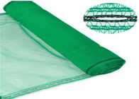 UV Treated Green Construction Netting , Building Safety Nets With Metal Botton And Rope