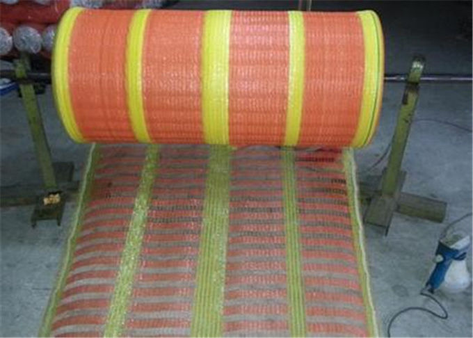 Le filet d'avertissement en plastique orange tricoté par chaîne réduisent des pollutions saines disponibles