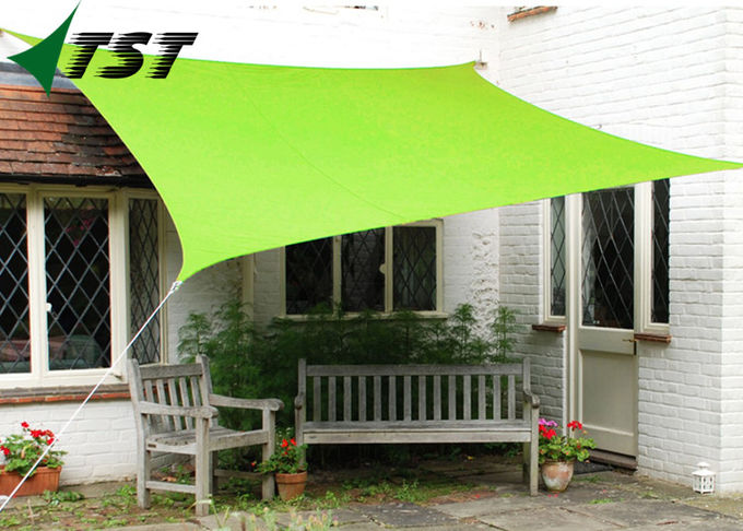 Couleur verte de aménagement de patio de M de la voile 5 x 6 de Sun de rectangle de polyester